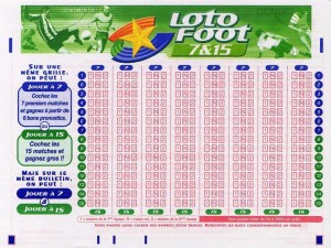 Loterie online Loto Foot 15